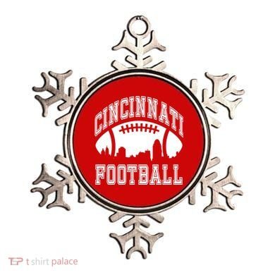 Cincinnati Football City Skyline Ornament