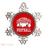 Cincinnati Football City Skyline Ornament thumb 0