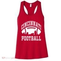 Cincinnati Football City Skyline Women's Tank Top thumb 0