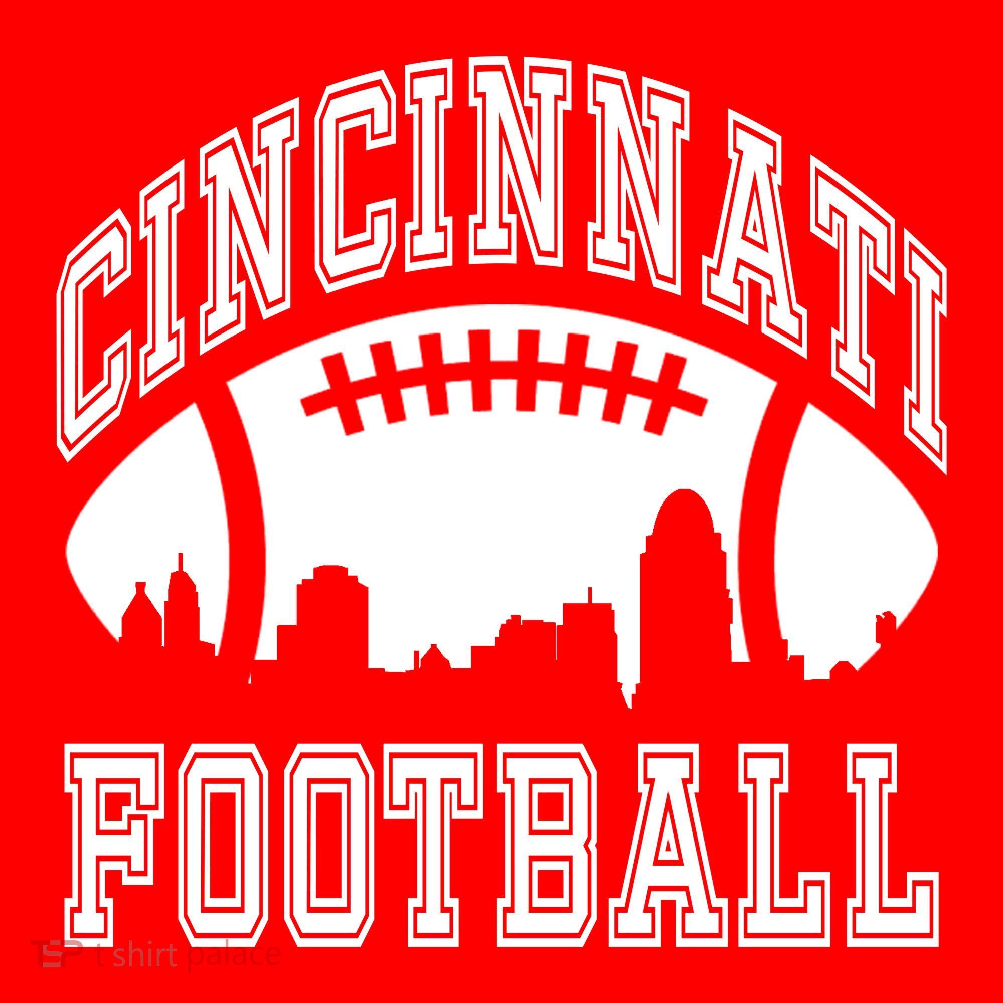 Cincinnati Football City Skyline Hat