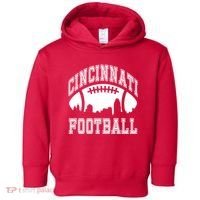 Cincinnati Football City Skyline Toddler Hoodie thumb 0