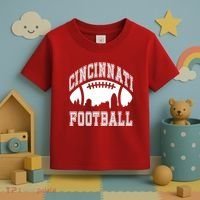 Cincinnati Football City Skyline Toddler T-Shirt thumb 3