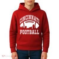 Cincinnati Football City Skyline Kids Hoodie thumb 4
