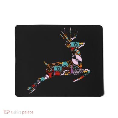 Cool Festive Christmas Gifts Pattern Reindeer Mousepad