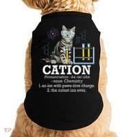Cation Funny Chemistry Humor Science Teacher Cat Pun Doggie Tank thumb 0
