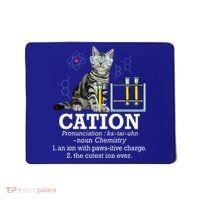 Cation Funny Chemistry Humor Science Teacher Cat Pun Mousepad thumb 0