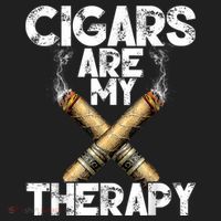 Cool Funny Cigar For Men Cigars Are My Therapy Women's Sweatshirt thumb 2