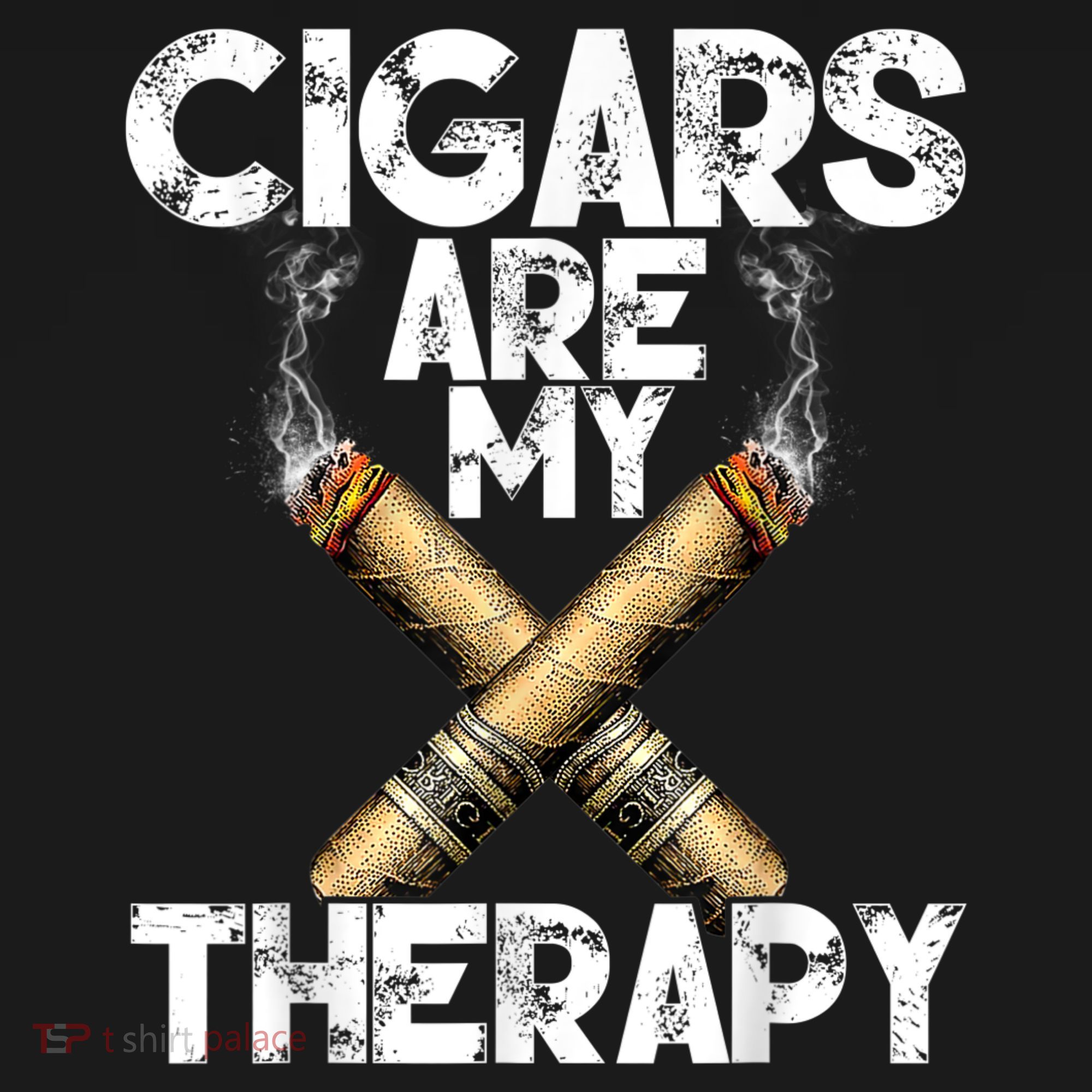 Cool Funny Cigar For Men Cigars Are My Therapy Women's Long Sleeve Shirt