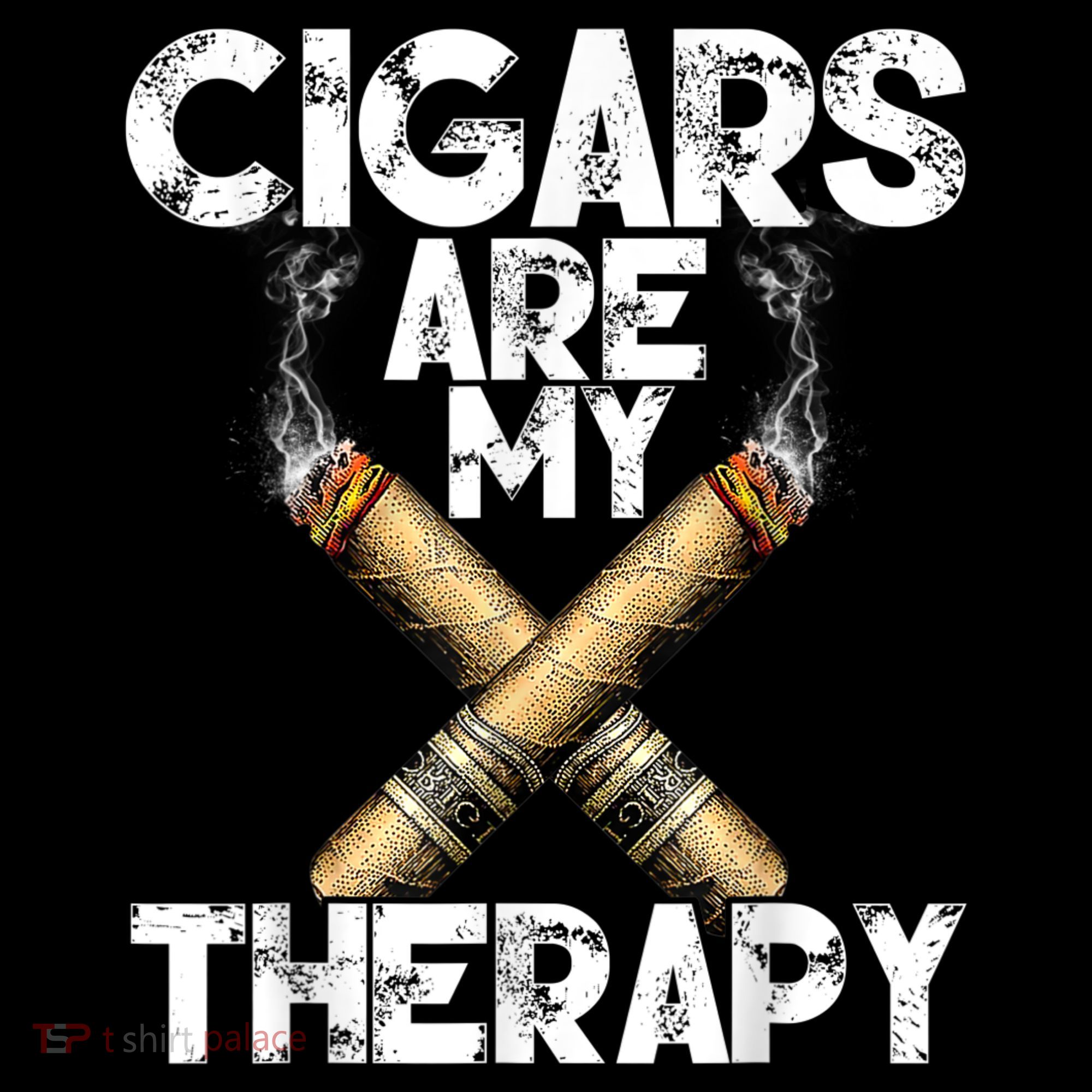 Cool Funny Cigar For Men Cigars Are My Therapy Kids Sweatshirt
