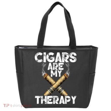 Cool Funny Cigar For Men Cigars Are My Therapy Tote Bag