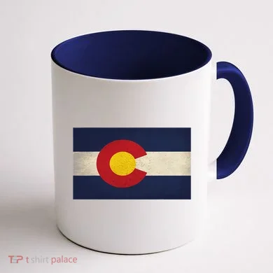 Colorado Flag Coffee Mug back