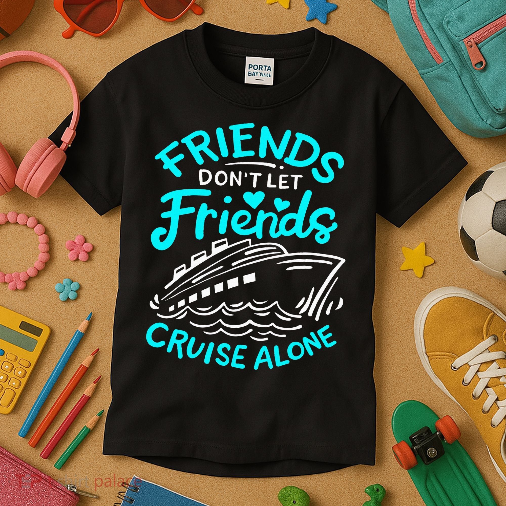 Cruise Friends Cruise Vacation Kids T-Shirt