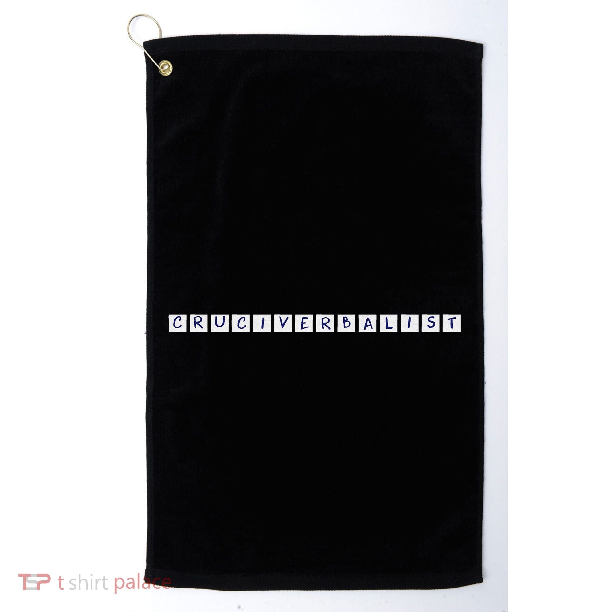 Cruciverbalist For Crossword Puzzle Lovers Golf Towel
