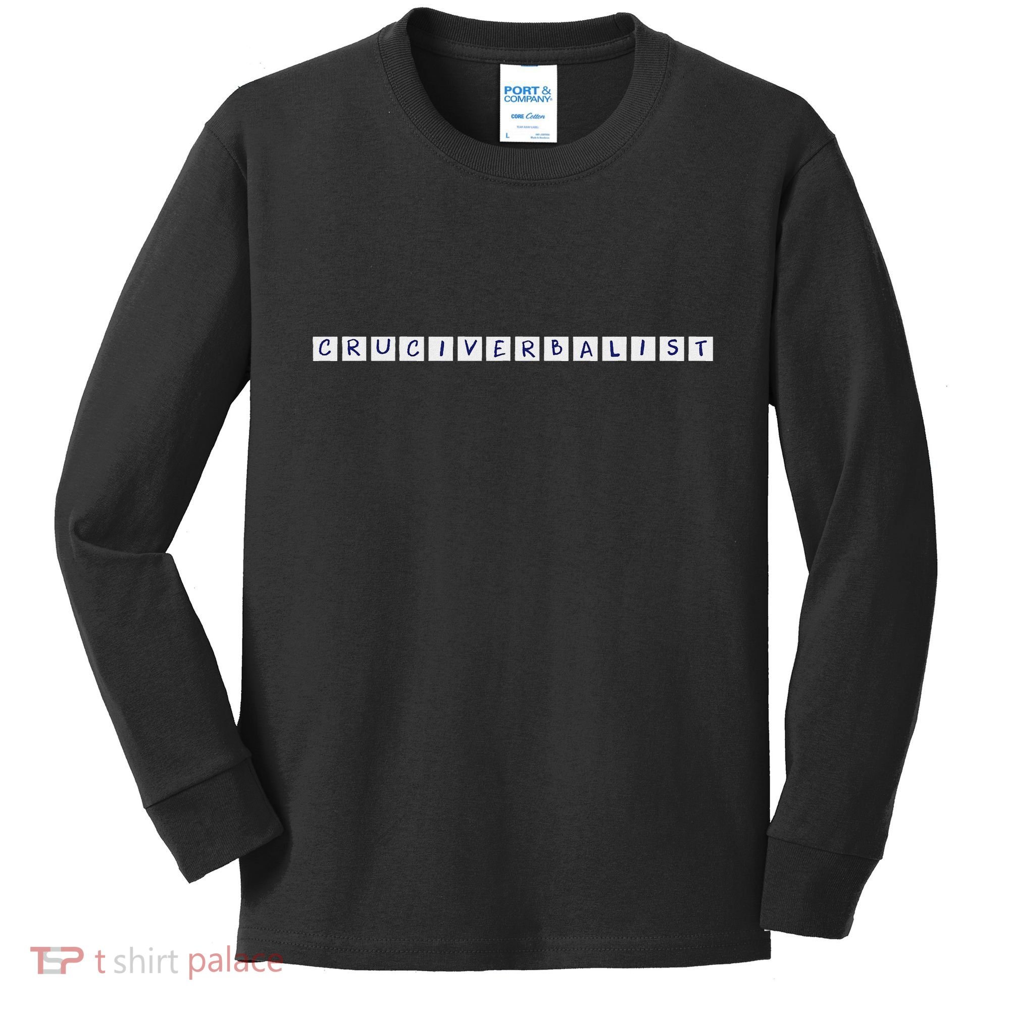 Cruciverbalist For Crossword Puzzle Lovers Kids Long Sleeve Shirt