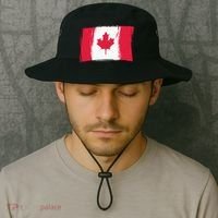 Canadian Flag Canada Flag Canada Lover Bucket Hat thumb 2