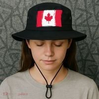 Canadian Flag Canada Flag Canada Lover Bucket Hat thumb 3