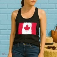 Canadian Flag Canada Flag Canada Lover Women's Tank Top thumb 2