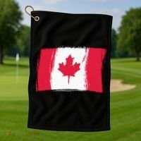Canadian Flag Canada Flag Canada Lover Golf Towel thumb 1