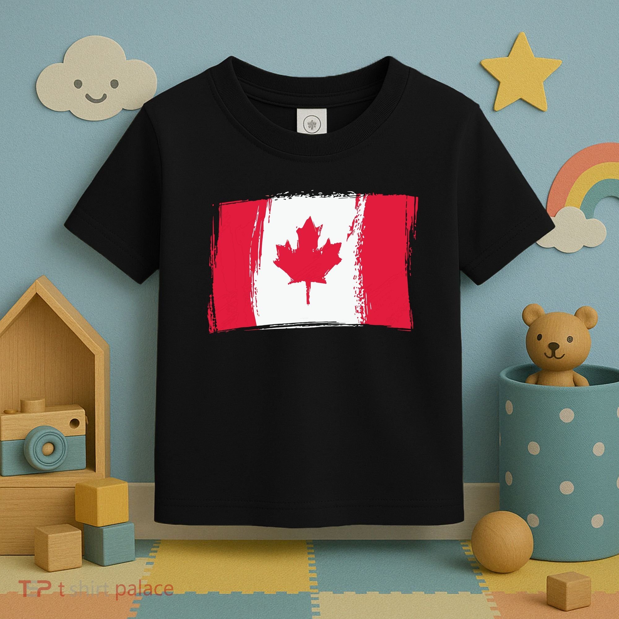 Canadian Flag Canada Flag Canada Lover Toddler T-Shirt