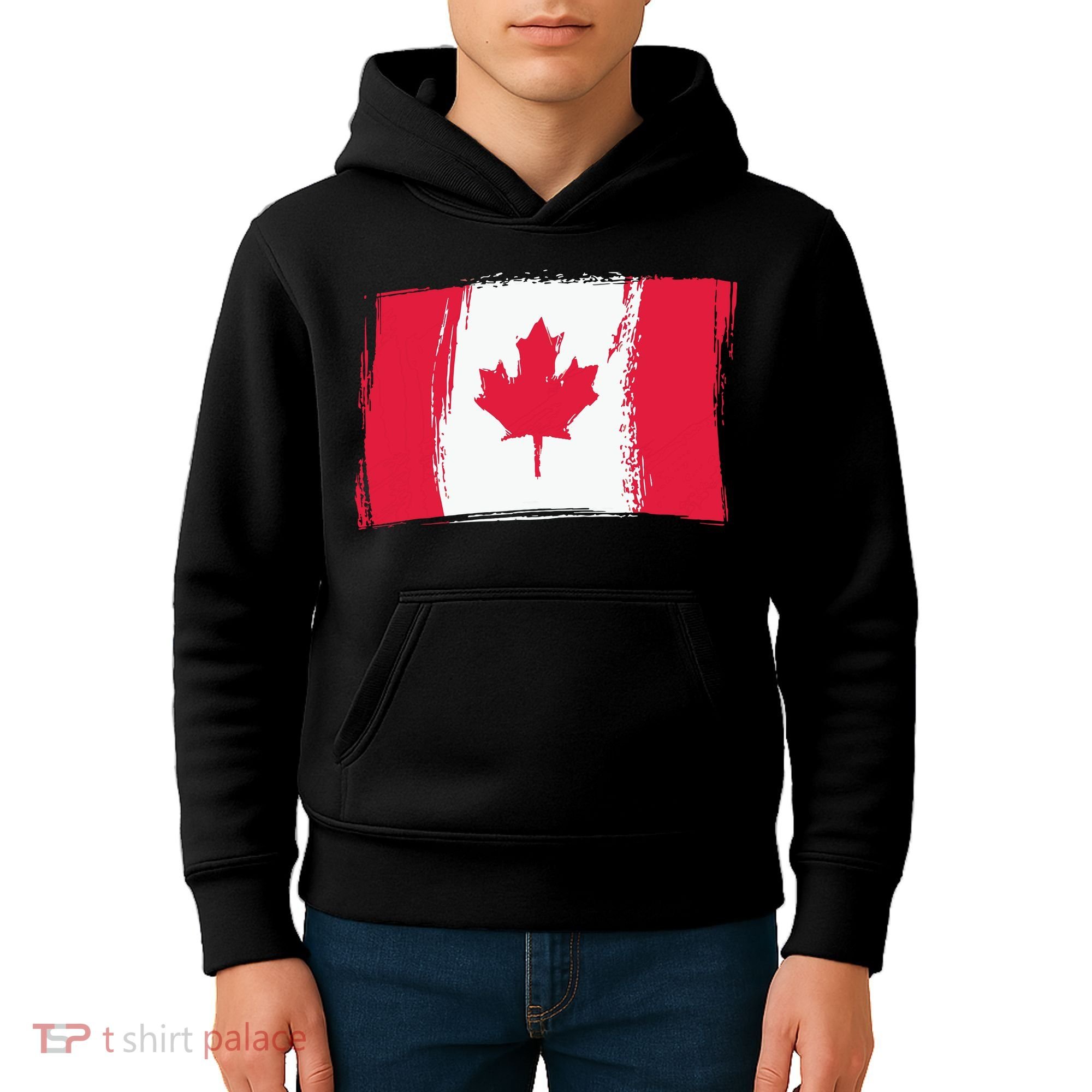 Canadian Flag Canada Flag Canada Lover Kids Hoodie