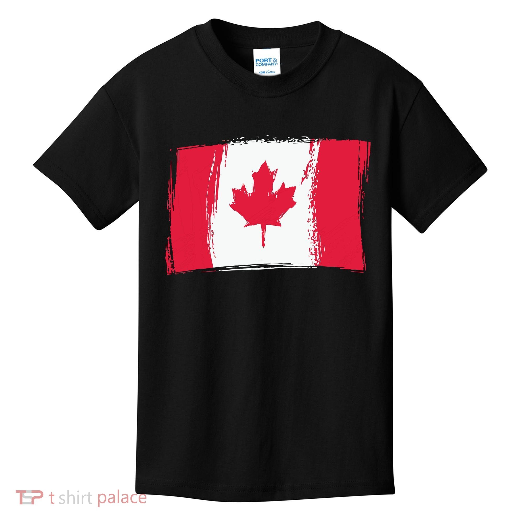 Canadian Flag Canada Flag Canada Lover Kids T-Shirt