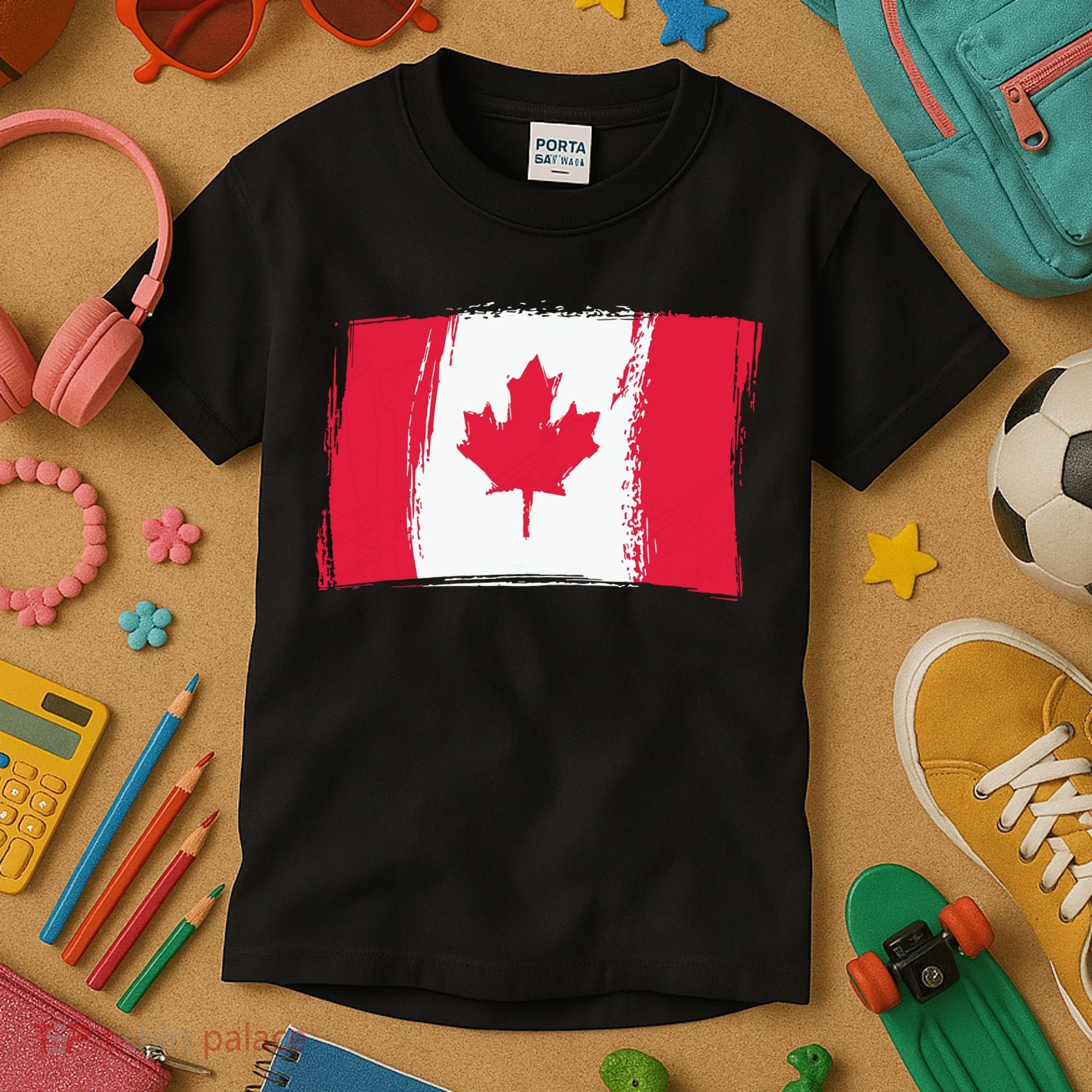 Canadian Flag Canada Flag Canada Lover Kids T-Shirt