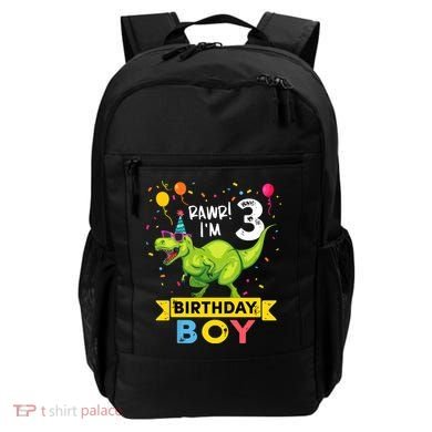 Cute Funny Cute T Rex Dinosaur 3 Year Old Funny 3rd Birthday Backpack