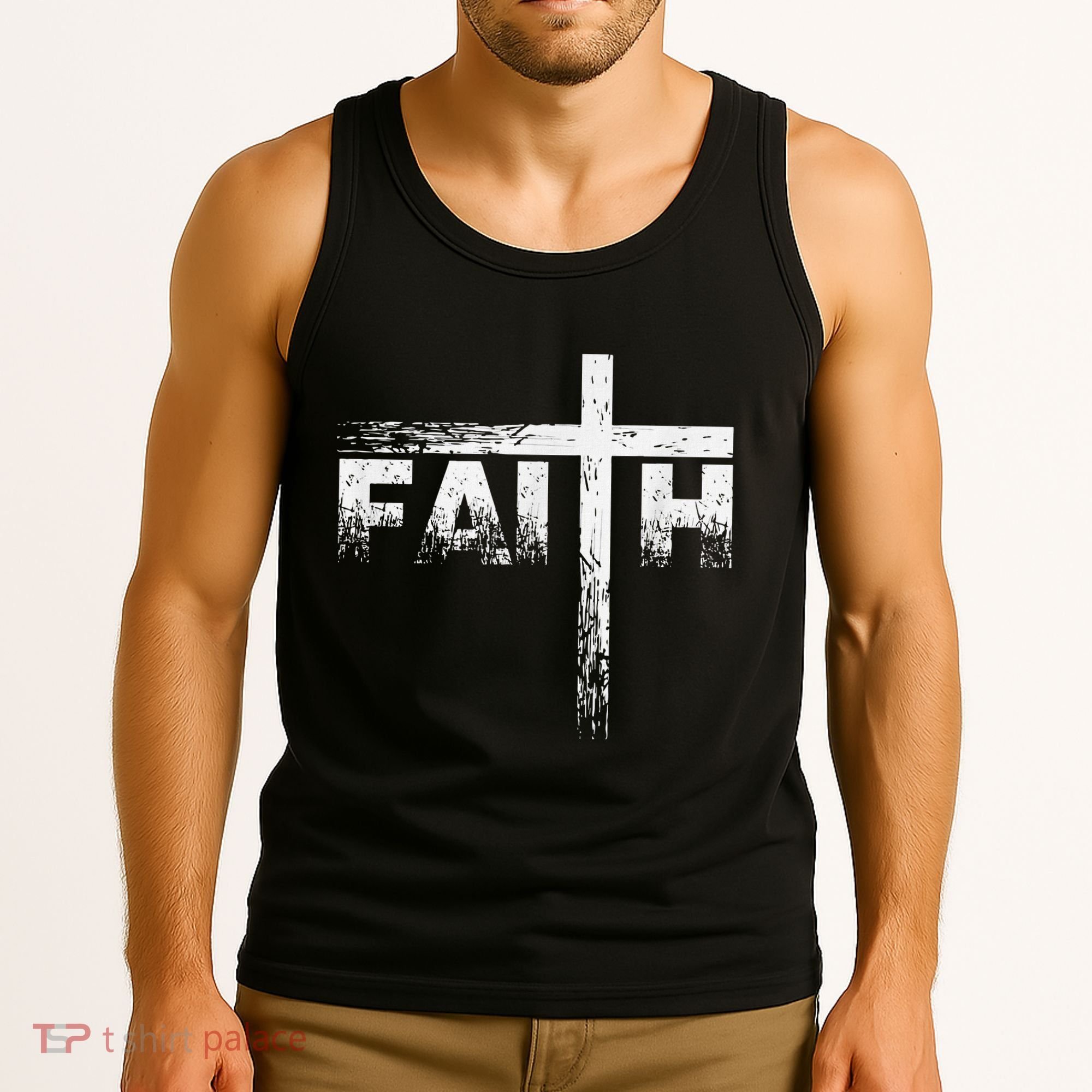 Christian Faith & Cross Christian Faith Tank Top