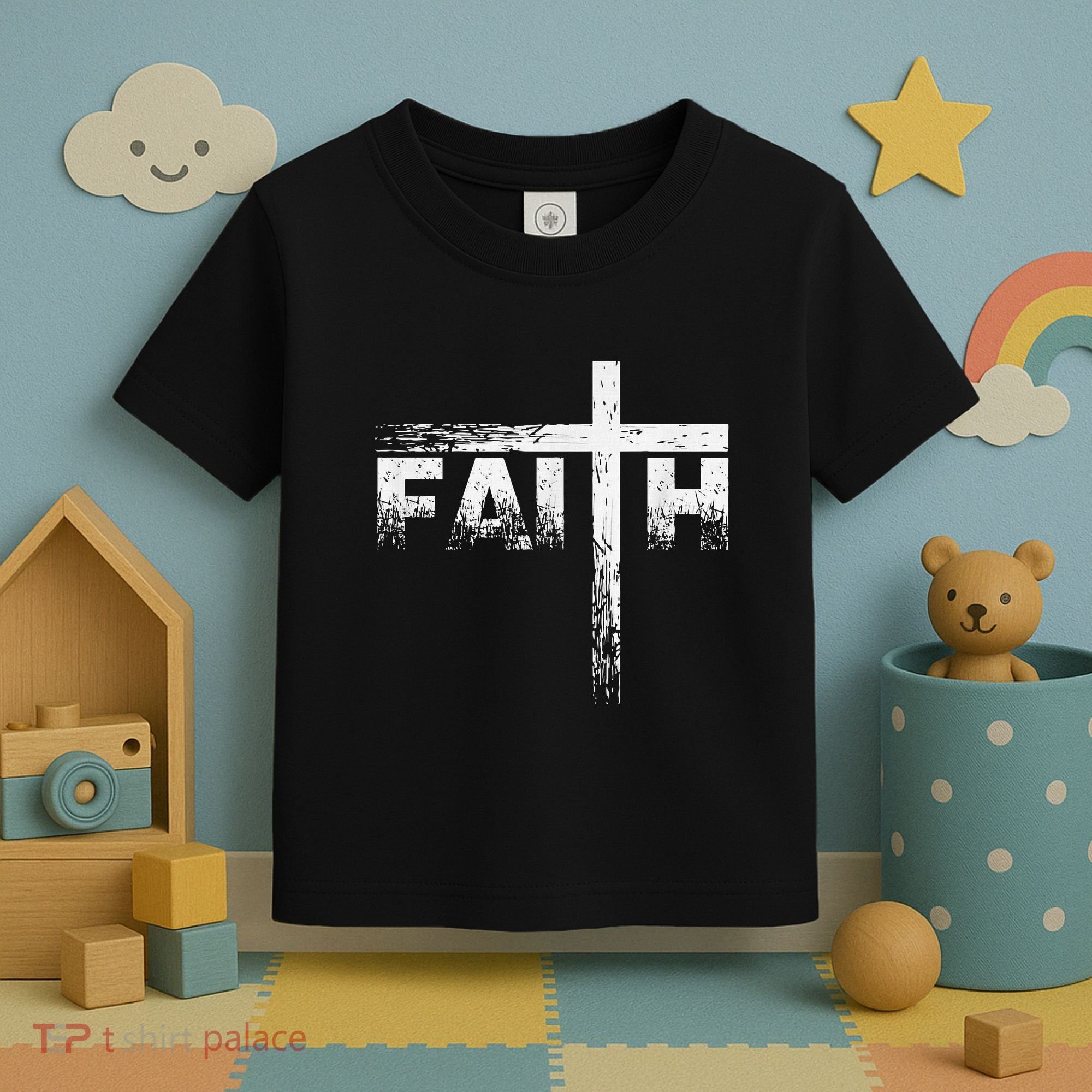 Christian Faith & Cross Christian Faith Toddler T-Shirt