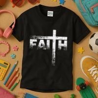 Christian Faith & Cross Christian Faith Kids T-Shirt thumb 3