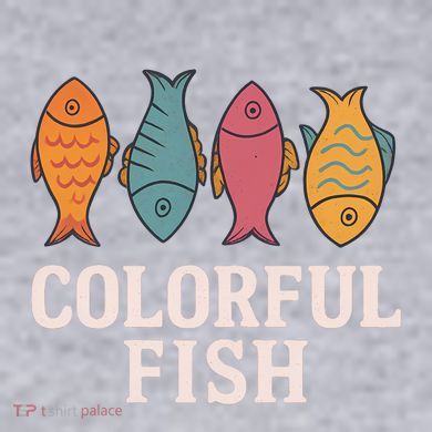 Colorful Fish Women's Racerback Cropped Tank