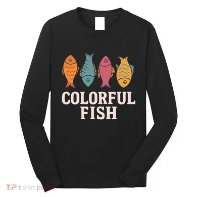 Colorful Fish Long Sleeve Shirt