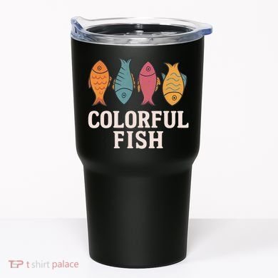 Colorful Fish Tumbler