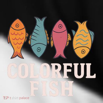 Colorful Fish Toddler Fine Jersey T-Shirt