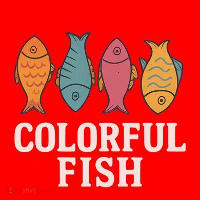 Colorful Fish Santa Hat