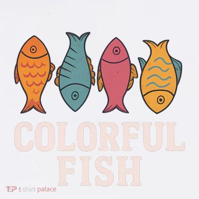 Colorful Fish Comfort Colors Garment-Dyed Hooded Sweatshirt