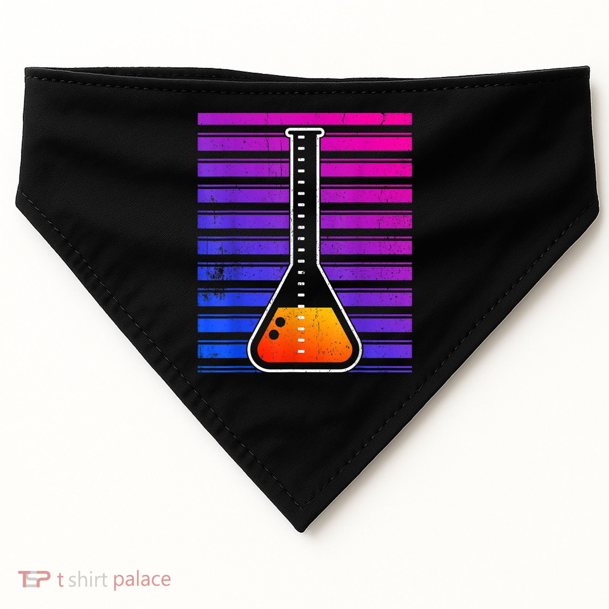 Chemistry Flask Chemical Engineer USA-Made Doggie Bandana