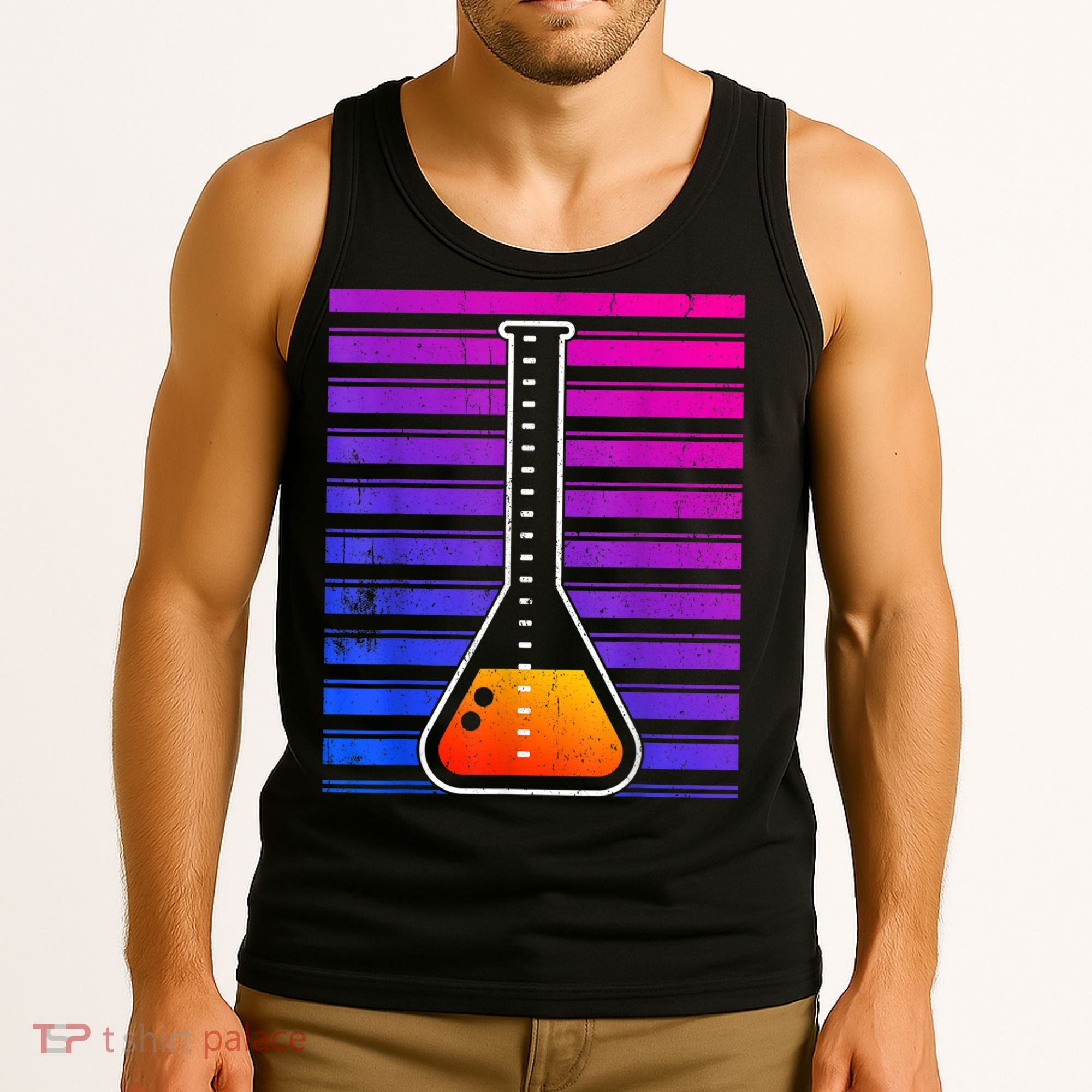 Chemistry Flask Chemical Engineer Tank Top