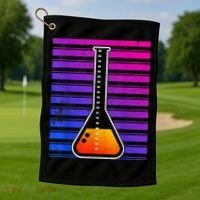 Chemistry Flask Chemical Engineer Golf Towel thumb 1