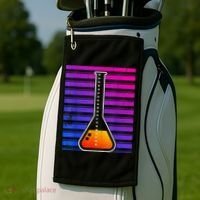 Chemistry Flask Chemical Engineer Golf Towel thumb 2