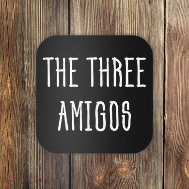 Cute Funny Cinco De Mayo The Three Amigos Gift Coaster