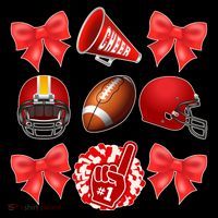 Cute Football Cheer Fan Lover Coquette style Coffee Mug thumb 5
