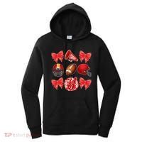 Cute Football Cheer Fan Lover Coquette style Women's Hoodie thumb 0