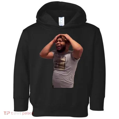 Crying Face Toddler Hoodie