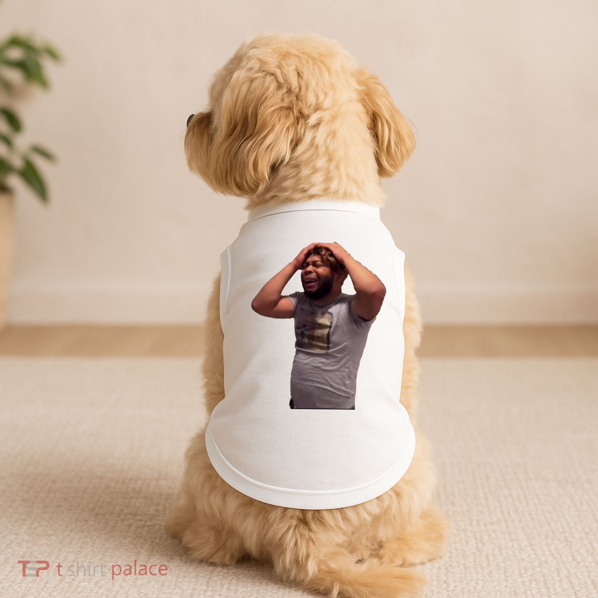 Crying Face Doggie Tank
