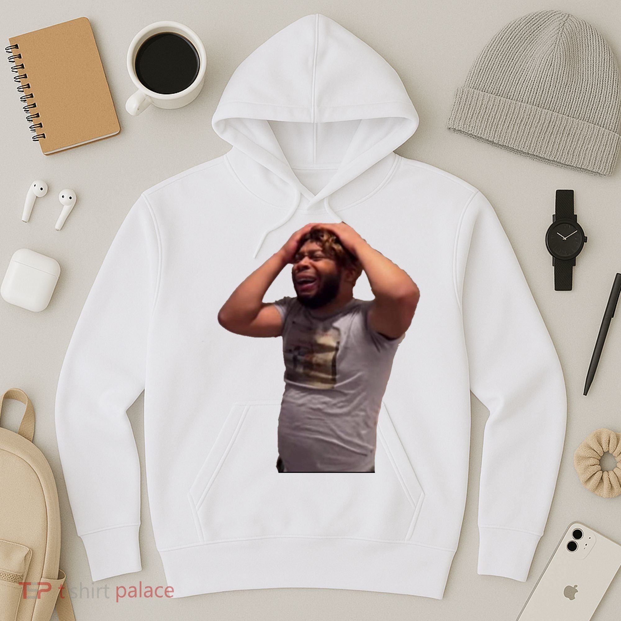 Crying Face Hoodie