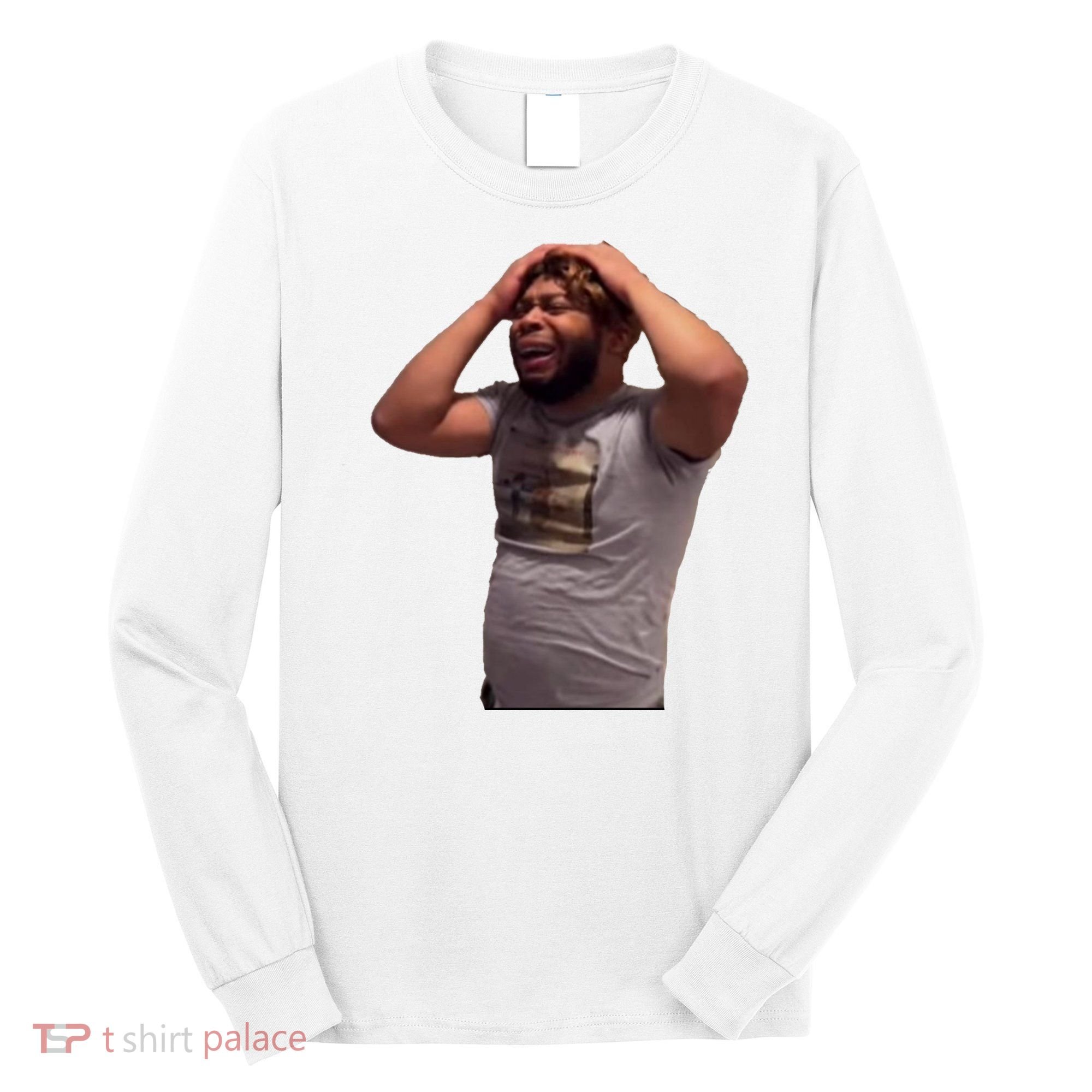 Crying Face Long Sleeve Shirt