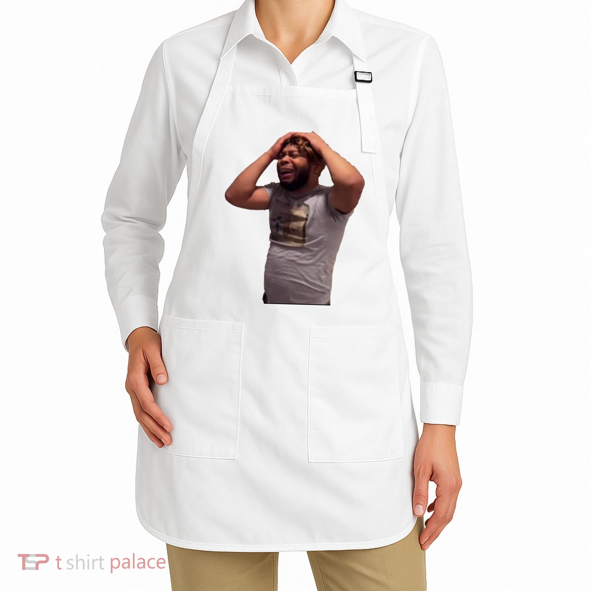 Crying Face Apron