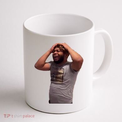 Crying Face Coffee Mug back