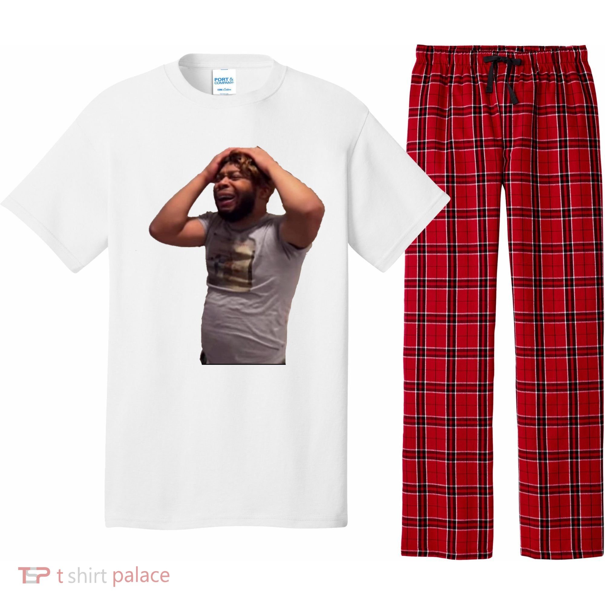 Crying Face Pajama Set